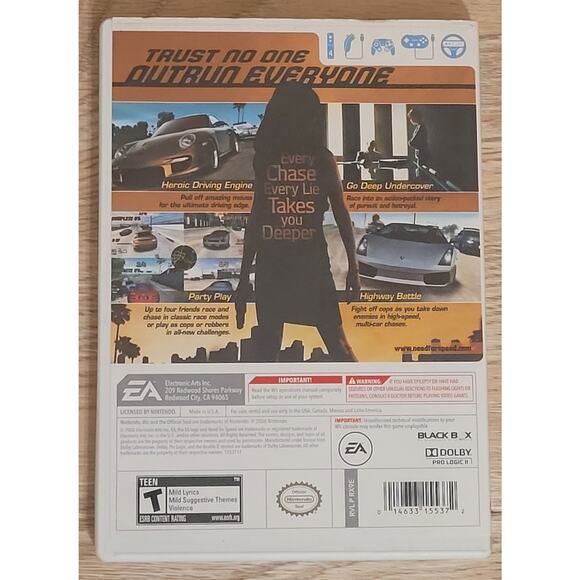 Need for Speed: Undercover (Nintendo Wii, 2008) Complete and Tested Works - Picture 3 of 5